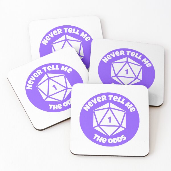 Item preview, Natural 1 Crit Fail - Never Tell Me The Odds D20 Dice | Funny RPG Gamer Quote Mashup designed and sold by AdventurerPack.