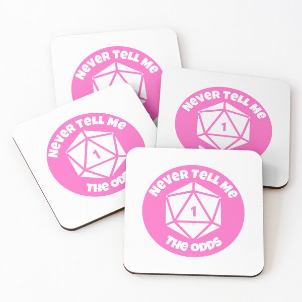 Item preview, Natural 1 Crit Fail - Never Tell Me The Odds D20 Dice | Funny RPG Gamer Quote Mashup designed and sold by AdventurerPack.