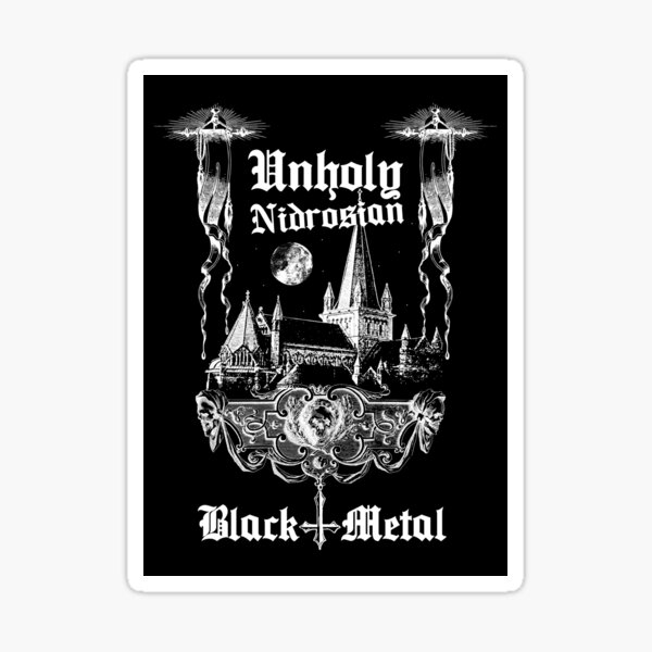 Item preview, Unholy Nidrosian Black Metal designed and sold by Black Metal Flame.