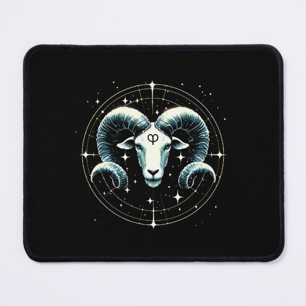 Item preview, Aries Zodiac Sign – Bold Fire Horoscope Art for the Fearless Ram ♈ designed and sold by OzzFrequency.