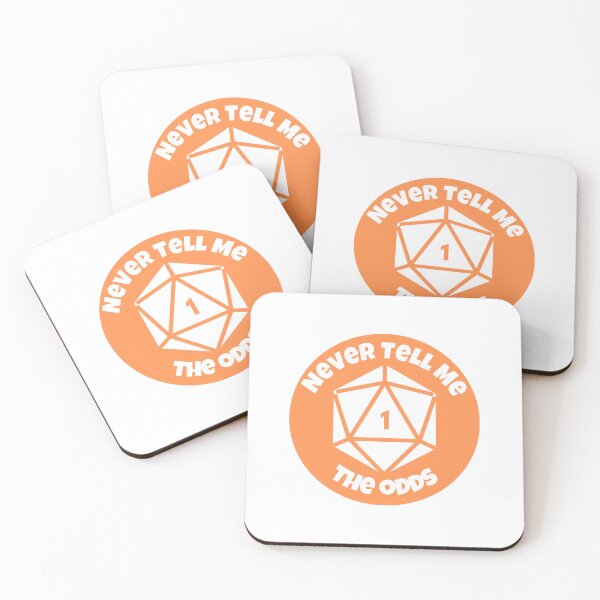 Item preview, Natural 1 Crit Fail - Never Tell Me The Odds D20 Dice | Funny RPG Gamer Quote Mashup designed and sold by AdventurerPack.