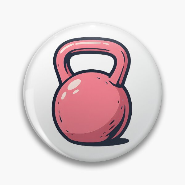 Item preview, Pink Kettlebell Bodybuilding designed and sold by LoveLabDesign.