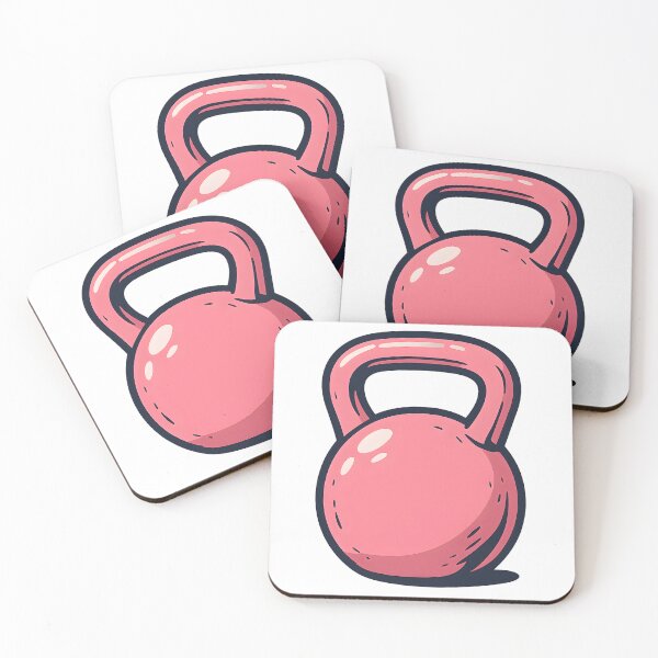 Item preview, Pink Kettlebell Bodybuilding designed and sold by LoveLabDesign.