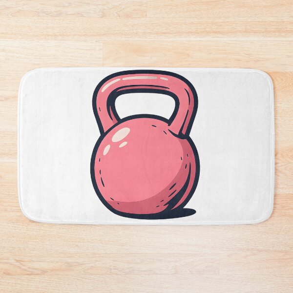 Item preview, Pink Kettlebell Bodybuilding designed and sold by LoveLabDesign.