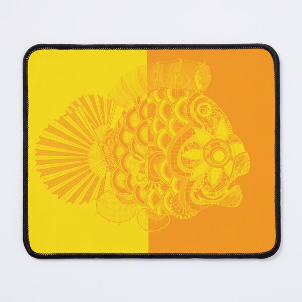 Item preview, Half & Half No. 1, daffodil & marmalade designed and sold by atalablues.