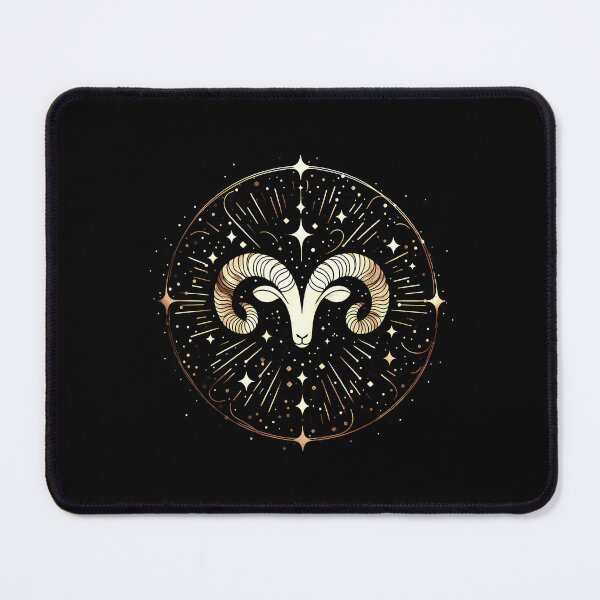 Item preview, Aries Zodiac Sign – Bold Fire Horoscope Art for the Fearless Ram ♈ designed and sold by OzzFrequency.