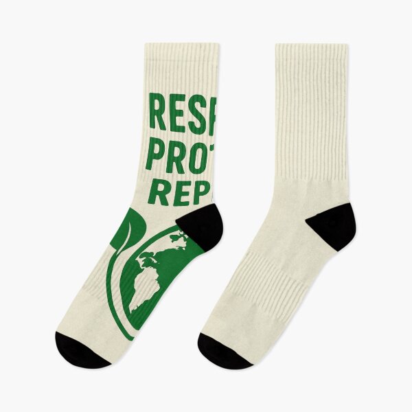 Item preview, Respect. Protect. Repeat. — Eco Conscious Design designed and sold by The Digital Compass.