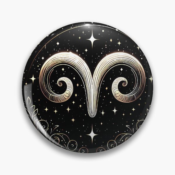 Item preview, Aries Zodiac Sign – Bold Fire Horoscope Art for the Fearless Ram ♈ designed and sold by OzzFrequency.