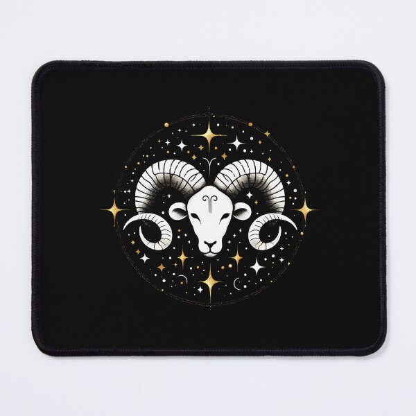 Item preview, Aries Zodiac Sign – Bold Fire Horoscope Art for the Fearless Ram ♈ designed and sold by OzzFrequency.