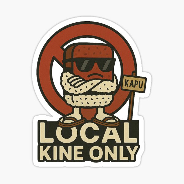 Item preview, Local Kine Only – Musubi Bouncer  designed and sold by peachycrossing.