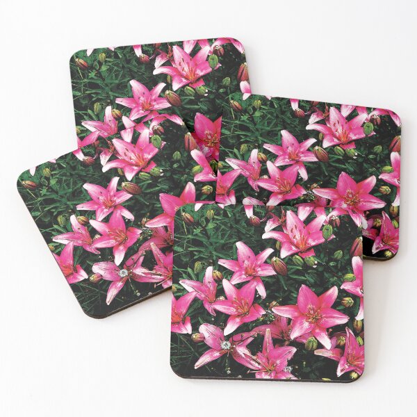 Item preview, Lovely Pink Lilies in Full Bloom Water Color designed and sold by Here's To Endless Possibilities.