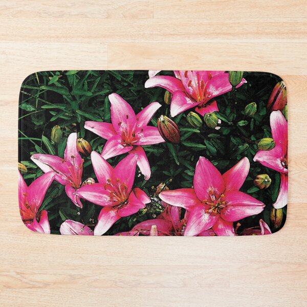 Item preview, Lovely Pink Lilies in Full Bloom Water Color designed and sold by Here's To Endless Possibilities.