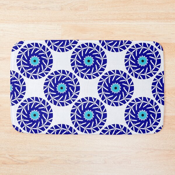 Item preview, Blue Evil Eye Floral Pattern - Good Vibes Amulet  designed and sold by WD-Artist.