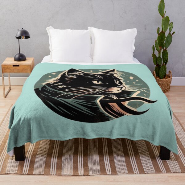 Item preview, Detective cat looking at the horizon in profile designed and sold by Animals - WildSpirit.
