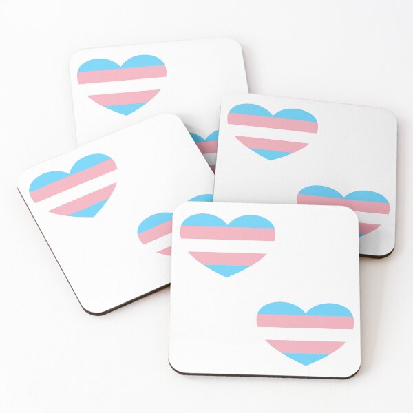 Item preview, Trans Flag Hearts pride  month designed and sold by Inspirationmotivation.