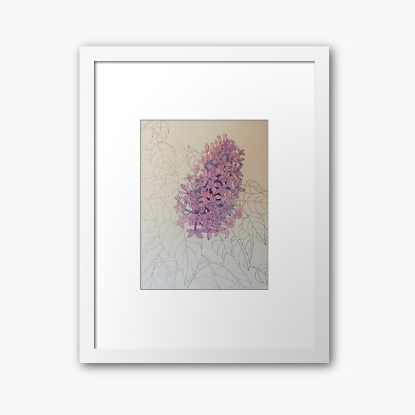 Item preview, Lilac watercolour painting  designed and sold by esvb.