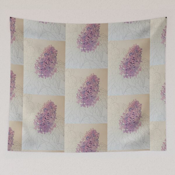Item preview, Lilac watercolour painting  designed and sold by esvb.