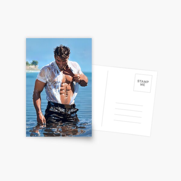 Item preview, Wet clothes at the resort designed and sold by ChanningsPinups.