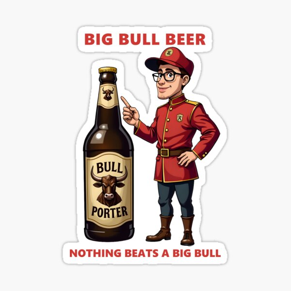 Item preview, Bull 20 - Big Bull Beer - Porter designed and sold by Museum Of Non-Existing Art.