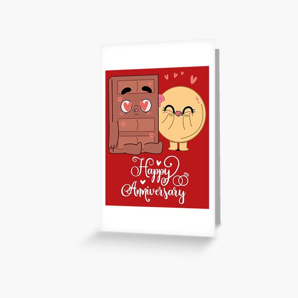Item preview, Choco And Pancake Couples Happy Anniversary  designed and sold by EnergyMArt.