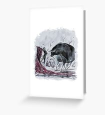 bullfight Greeting Card
