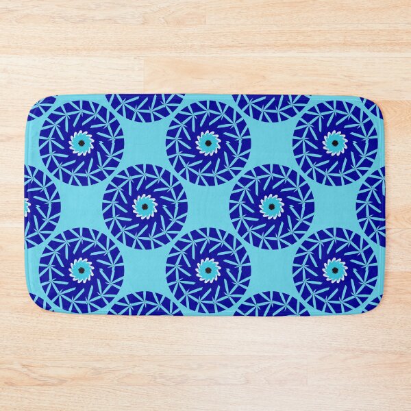 Item preview, Blue Evil Eye Flower Pattern - Positive Vibes Energy designed and sold by WD-Artist.