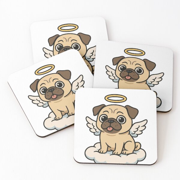 Item preview, Angel pug  designed and sold by Kayb Designs .