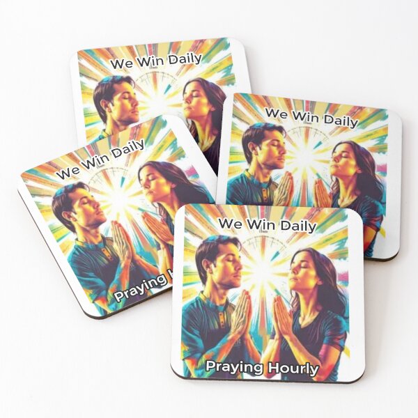 Item preview, We Win Daily Praying Hourly designed and sold by MySourceis.
