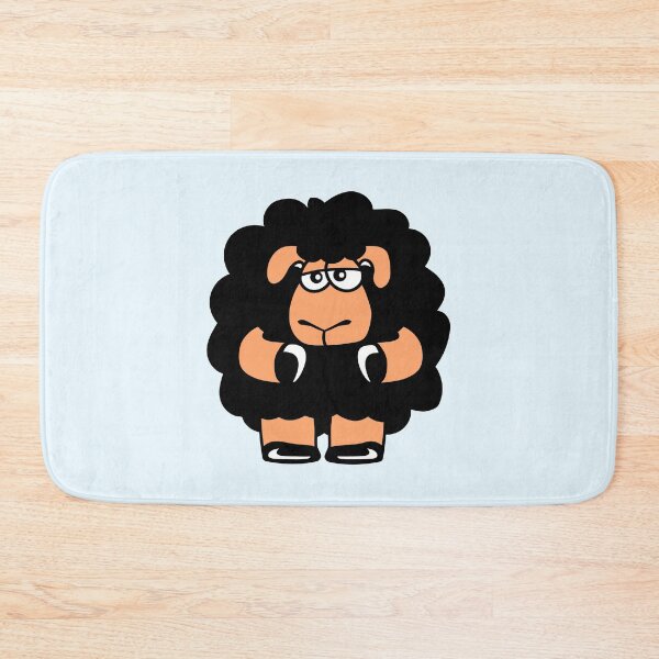 Item preview, Black Sheep Sad Insecure Tired Funny Sweet Unhappy designed and sold by shirt-o-mat.
