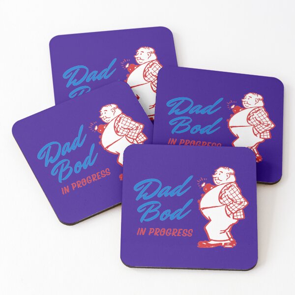 Item preview, Dad Bod in Progress – Funny Retro Dad Design designed and sold by MyWittyThings.