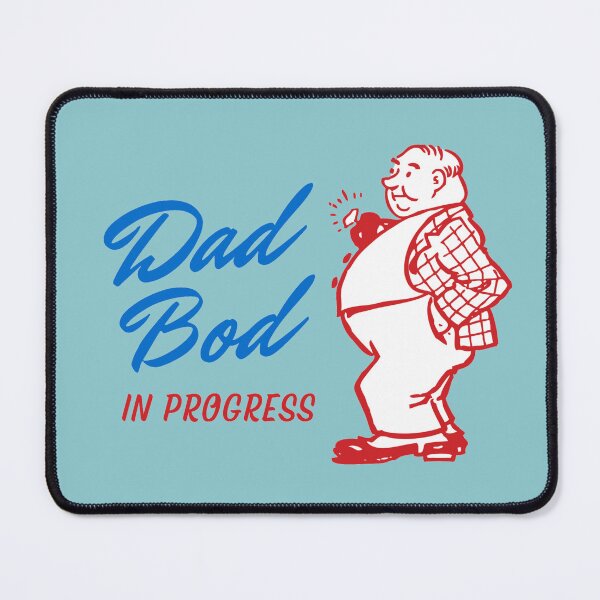 Item preview, Dad Bod in Progress – Funny Retro Dad Design designed and sold by MyWittyThings.
