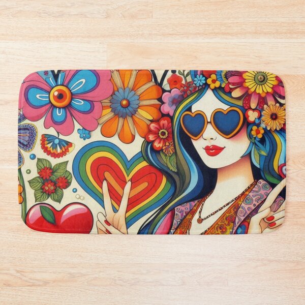 Item preview, 60's Cool Vibe Hippy Art designed and sold by TheDarkWardrobe.
