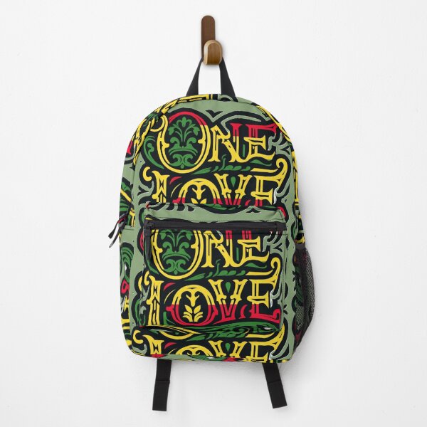 Item preview, One Love Rasta Typography – Reggae Roots and Unity Vibes designed and sold by Purposemaster.