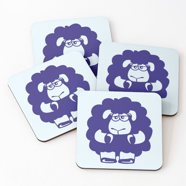 Item preview, Black Sheep Sad Insecure Tired Funny Sweet Unhappy designed and sold by shirt-o-mat.
