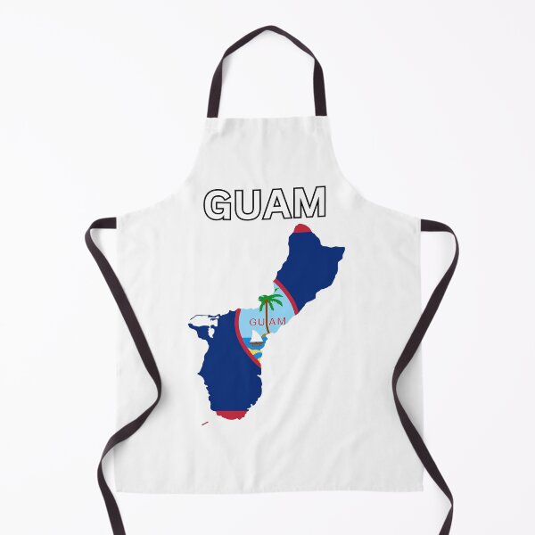 Item preview, Guam flag map designed and sold by atomstartup.