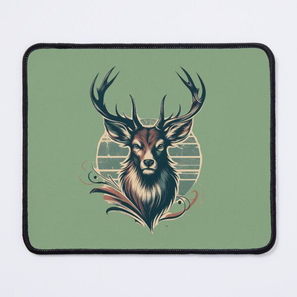 Item preview, Deer looking straight ahead designed and sold by Animals - WildSpirit.