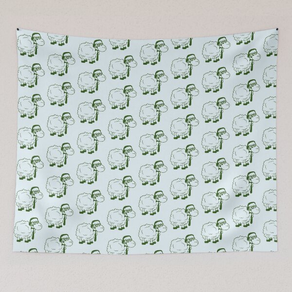 Item preview, Sheep Sunglasses Tie Music DJ Headphones Party Fun designed and sold by shirt-o-mat.