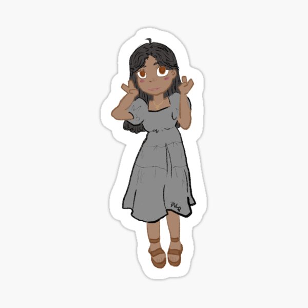 Item preview, Girl character with black hair designed and sold by PlopezAida.
