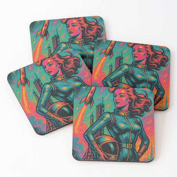 Item preview, Space Queen of the Atomic Age designed and sold by JonelleTshirts.