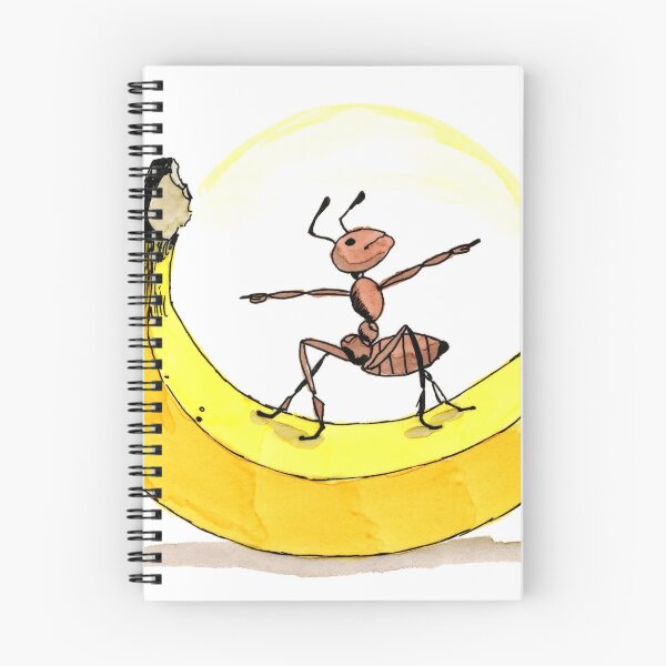 Item preview, Morning Yoga on a Banana designed and sold by Scribbles & Doodles by Jinx.
