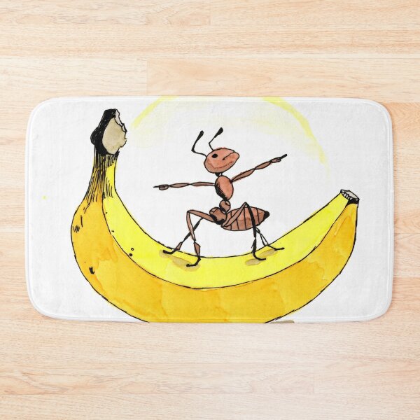 Item preview, Morning Yoga on a Banana designed and sold by Scribbles & Doodles by Jinx.