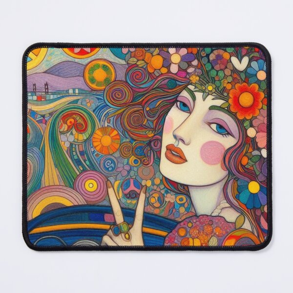 Item preview, 60's Cool Vibe Hippy Art designed and sold by TheDarkWardrobe.