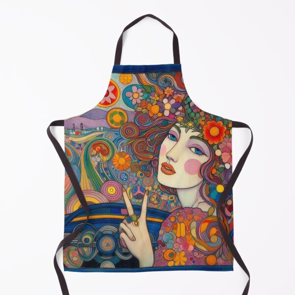 Item preview, 60's Cool Vibe Hippy Art designed and sold by TheDarkWardrobe.