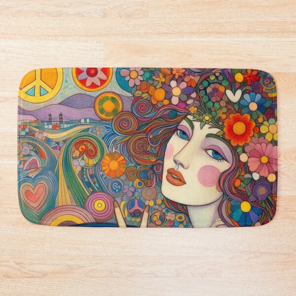 Item preview, 60's Cool Vibe Hippy Art designed and sold by TheDarkWardrobe.