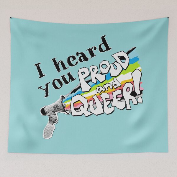 Item preview, Proud and Queer! designed and sold by Global Rainbow Engineers.