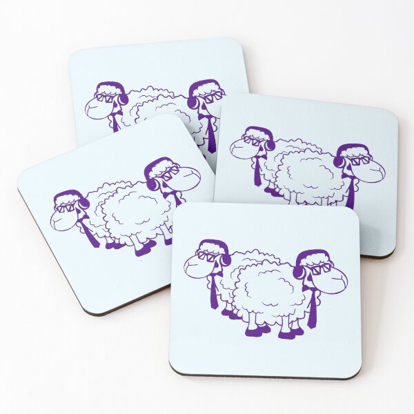 Item preview, 2 Sheep Sunglasses Music Party Dj Team Friends Fun designed and sold by shirt-o-mat.