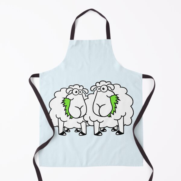 Item preview, Two Sheep Eating Grass 2 Friends Team Hungry Crew designed and sold by shirt-o-mat.