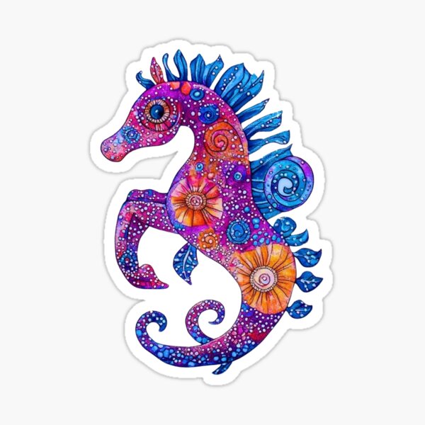 Item preview, Seahorse designed and sold by FineArtsPro.