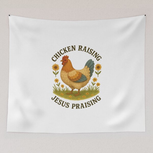 Item preview, Chicken Raising Jesus Praising designed and sold by Alex Songs.