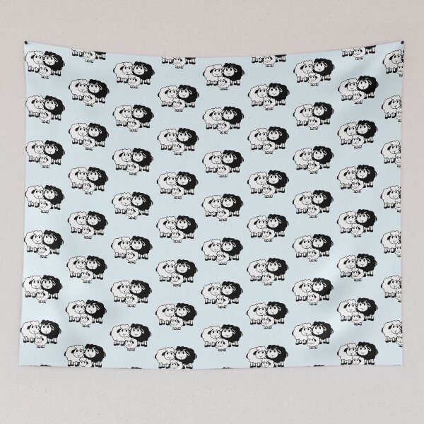 Item preview, Family Sheep 3 Dad Mom Parents Child Love Baby Fun designed and sold by shirt-o-mat.